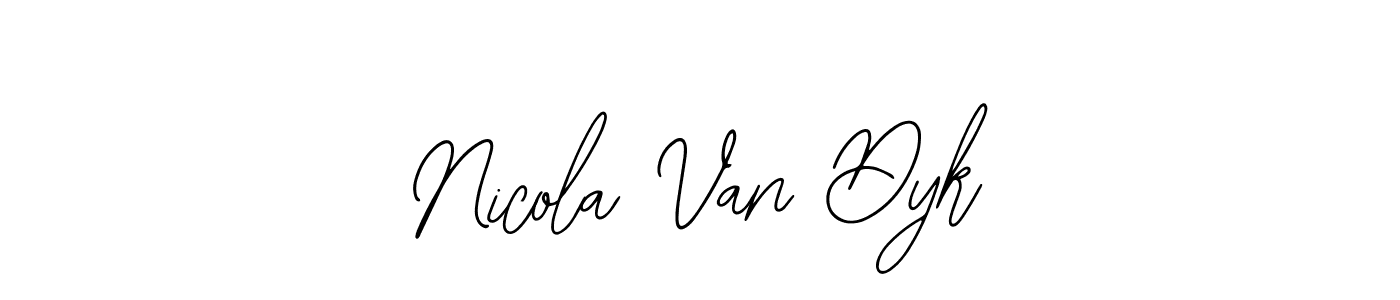 How to Draw Nicola Van Dyk signature style? Bearetta-2O07w is a latest design signature styles for name Nicola Van Dyk. Nicola Van Dyk signature style 12 images and pictures png