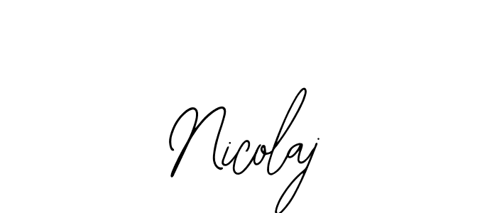 Also we have Nicolaj name is the best signature style. Create professional handwritten signature collection using Bearetta-2O07w autograph style. Nicolaj signature style 12 images and pictures png