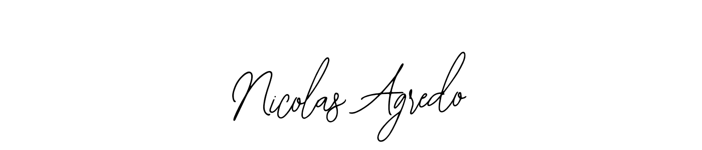 Once you've used our free online signature maker to create your best signature Bearetta-2O07w style, it's time to enjoy all of the benefits that Nicolas Agredo name signing documents. Nicolas Agredo signature style 12 images and pictures png