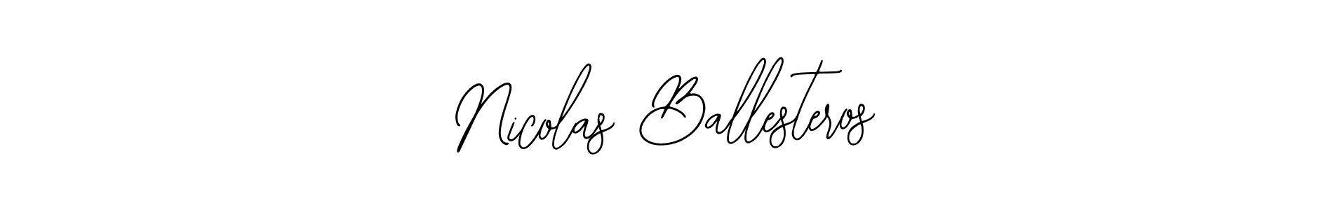 It looks lik you need a new signature style for name Nicolas Ballesteros. Design unique handwritten (Bearetta-2O07w) signature with our free signature maker in just a few clicks. Nicolas Ballesteros signature style 12 images and pictures png