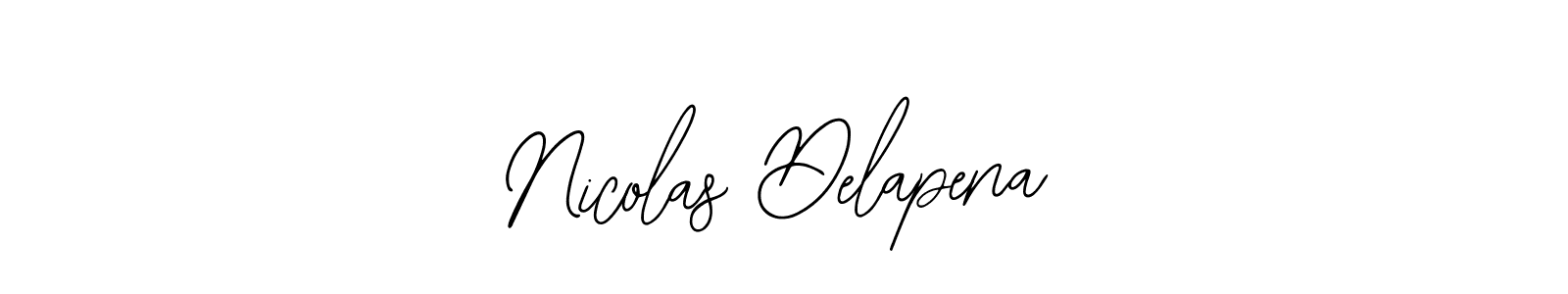 Nicolas Delapena stylish signature style. Best Handwritten Sign (Bearetta-2O07w) for my name. Handwritten Signature Collection Ideas for my name Nicolas Delapena. Nicolas Delapena signature style 12 images and pictures png