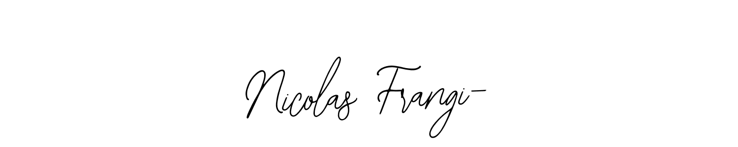 Make a short Nicolas Frangi- signature style. Manage your documents anywhere anytime using Bearetta-2O07w. Create and add eSignatures, submit forms, share and send files easily. Nicolas Frangi- signature style 12 images and pictures png