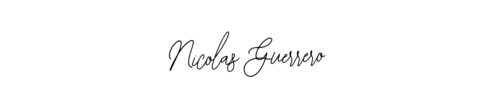 Nicolas Guerrero stylish signature style. Best Handwritten Sign (Bearetta-2O07w) for my name. Handwritten Signature Collection Ideas for my name Nicolas Guerrero. Nicolas Guerrero signature style 12 images and pictures png
