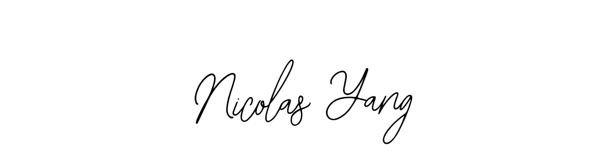 You can use this online signature creator to create a handwritten signature for the name Nicolas Yang. This is the best online autograph maker. Nicolas Yang signature style 12 images and pictures png