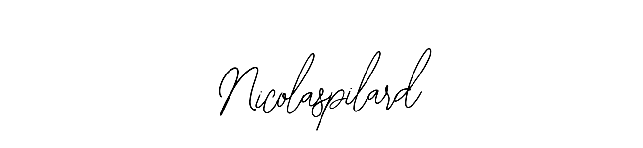 Also we have Nicolaspilard name is the best signature style. Create professional handwritten signature collection using Bearetta-2O07w autograph style. Nicolaspilard signature style 12 images and pictures png