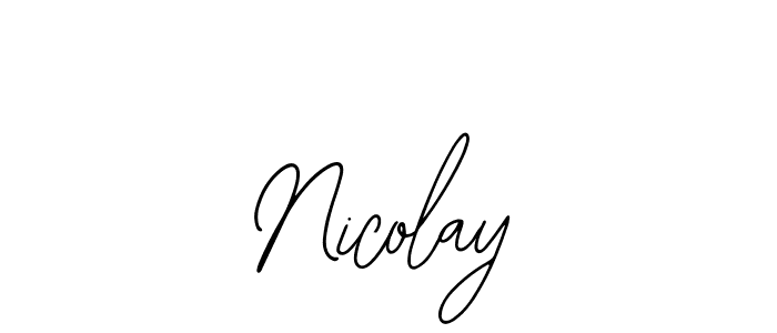 Create a beautiful signature design for name Nicolay. With this signature (Bearetta-2O07w) fonts, you can make a handwritten signature for free. Nicolay signature style 12 images and pictures png