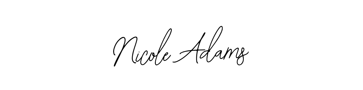 Design your own signature with our free online signature maker. With this signature software, you can create a handwritten (Bearetta-2O07w) signature for name Nicole Adams. Nicole Adams signature style 12 images and pictures png
