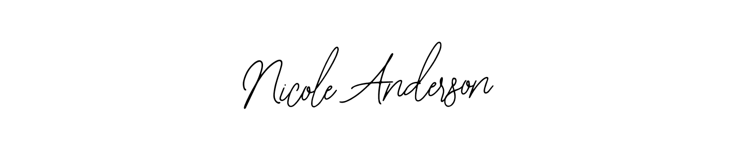 if you are searching for the best signature style for your name Nicole Anderson. so please give up your signature search. here we have designed multiple signature styles  using Bearetta-2O07w. Nicole Anderson signature style 12 images and pictures png