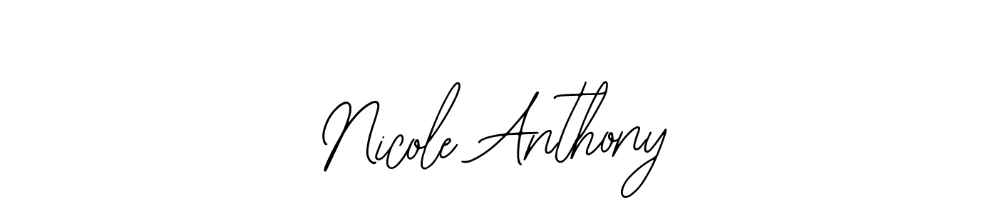 Make a beautiful signature design for name Nicole Anthony. Use this online signature maker to create a handwritten signature for free. Nicole Anthony signature style 12 images and pictures png