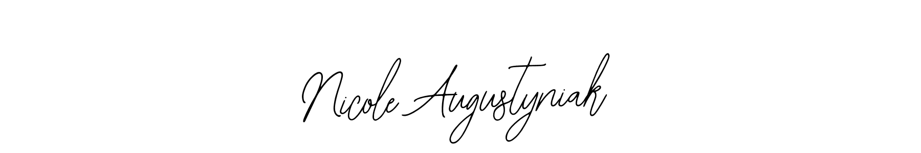 How to make Nicole Augustyniak signature? Bearetta-2O07w is a professional autograph style. Create handwritten signature for Nicole Augustyniak name. Nicole Augustyniak signature style 12 images and pictures png