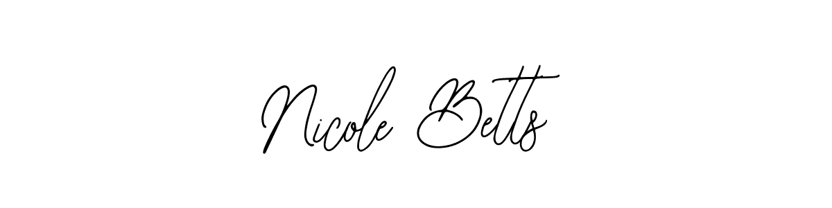 Bearetta-2O07w is a professional signature style that is perfect for those who want to add a touch of class to their signature. It is also a great choice for those who want to make their signature more unique. Get Nicole Betts name to fancy signature for free. Nicole Betts signature style 12 images and pictures png