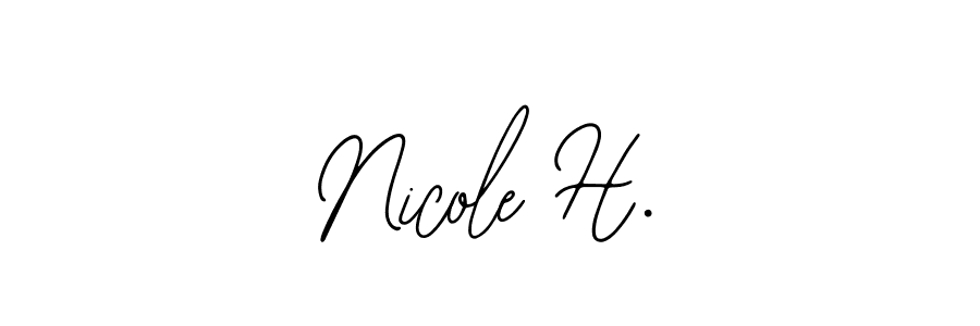 Make a short Nicole H. signature style. Manage your documents anywhere anytime using Bearetta-2O07w. Create and add eSignatures, submit forms, share and send files easily. Nicole H. signature style 12 images and pictures png