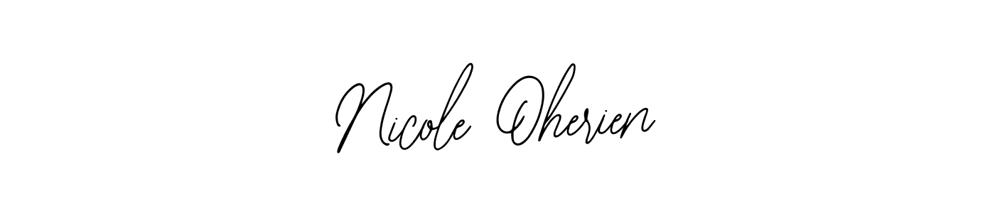 How to make Nicole Oherien name signature. Use Bearetta-2O07w style for creating short signs online. This is the latest handwritten sign. Nicole Oherien signature style 12 images and pictures png