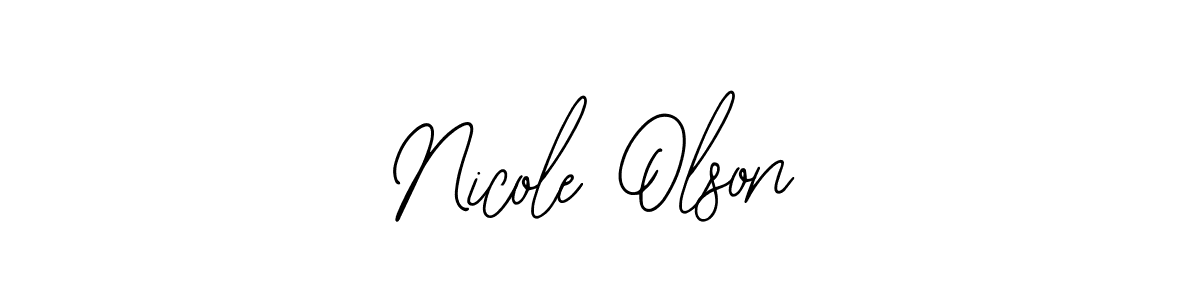 if you are searching for the best signature style for your name Nicole Olson. so please give up your signature search. here we have designed multiple signature styles  using Bearetta-2O07w. Nicole Olson signature style 12 images and pictures png