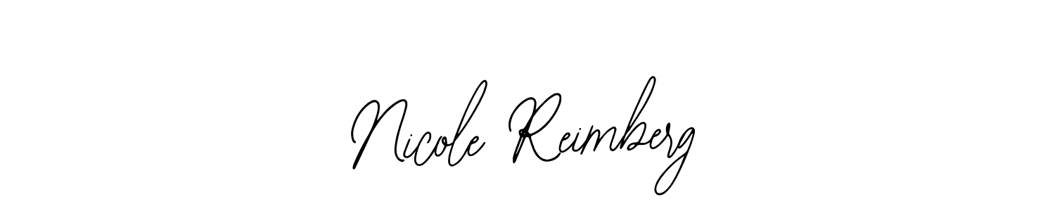 The best way (Bearetta-2O07w) to make a short signature is to pick only two or three words in your name. The name Nicole Reimberg include a total of six letters. For converting this name. Nicole Reimberg signature style 12 images and pictures png