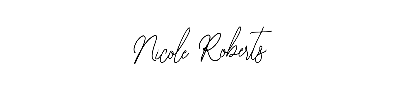 Design your own signature with our free online signature maker. With this signature software, you can create a handwritten (Bearetta-2O07w) signature for name Nicole Roberts. Nicole Roberts signature style 12 images and pictures png