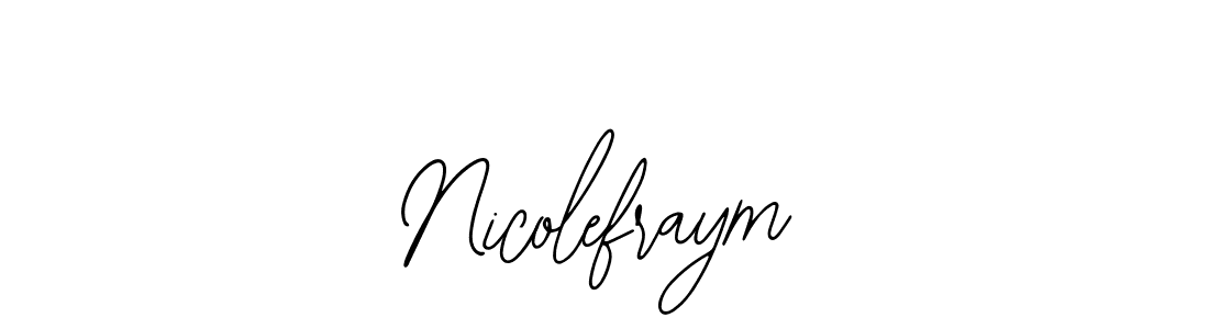 Create a beautiful signature design for name Nicolefraym. With this signature (Bearetta-2O07w) fonts, you can make a handwritten signature for free. Nicolefraym signature style 12 images and pictures png