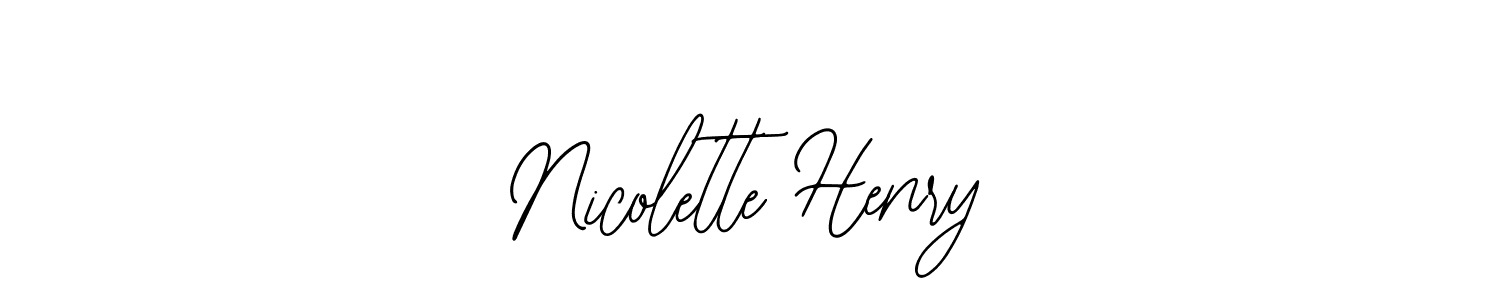 Once you've used our free online signature maker to create your best signature Bearetta-2O07w style, it's time to enjoy all of the benefits that Nicolette Henry name signing documents. Nicolette Henry signature style 12 images and pictures png