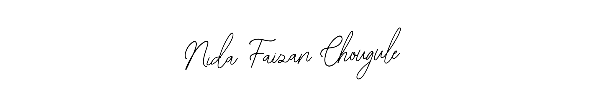 Also we have Nida Faizan Chougule name is the best signature style. Create professional handwritten signature collection using Bearetta-2O07w autograph style. Nida Faizan Chougule signature style 12 images and pictures png