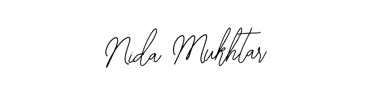 Also we have Nida Mukhtar name is the best signature style. Create professional handwritten signature collection using Bearetta-2O07w autograph style. Nida Mukhtar signature style 12 images and pictures png