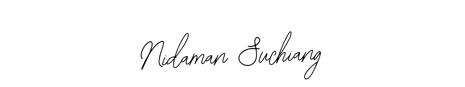 Nidaman Suchiang stylish signature style. Best Handwritten Sign (Bearetta-2O07w) for my name. Handwritten Signature Collection Ideas for my name Nidaman Suchiang. Nidaman Suchiang signature style 12 images and pictures png