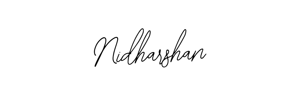 Nidharshan stylish signature style. Best Handwritten Sign (Bearetta-2O07w) for my name. Handwritten Signature Collection Ideas for my name Nidharshan. Nidharshan signature style 12 images and pictures png