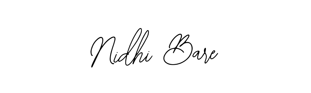 You should practise on your own different ways (Bearetta-2O07w) to write your name (Nidhi Bare) in signature. don't let someone else do it for you. Nidhi Bare signature style 12 images and pictures png