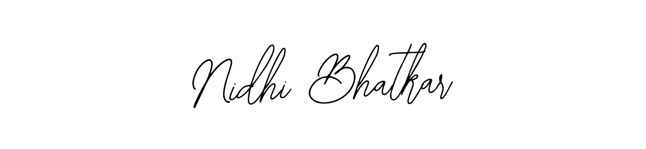 if you are searching for the best signature style for your name Nidhi Bhatkar. so please give up your signature search. here we have designed multiple signature styles  using Bearetta-2O07w. Nidhi Bhatkar signature style 12 images and pictures png