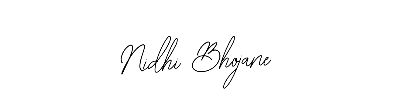 Similarly Bearetta-2O07w is the best handwritten signature design. Signature creator online .You can use it as an online autograph creator for name Nidhi Bhojane. Nidhi Bhojane signature style 12 images and pictures png