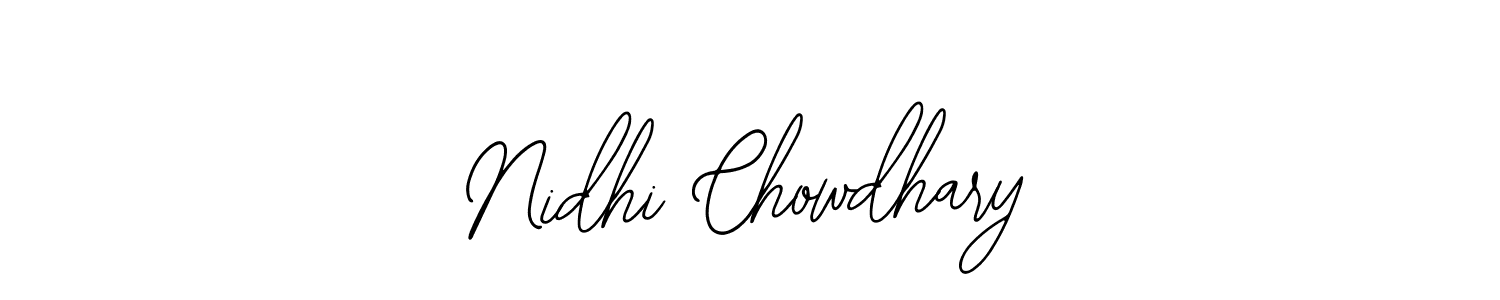 Also we have Nidhi Chowdhary name is the best signature style. Create professional handwritten signature collection using Bearetta-2O07w autograph style. Nidhi Chowdhary signature style 12 images and pictures png