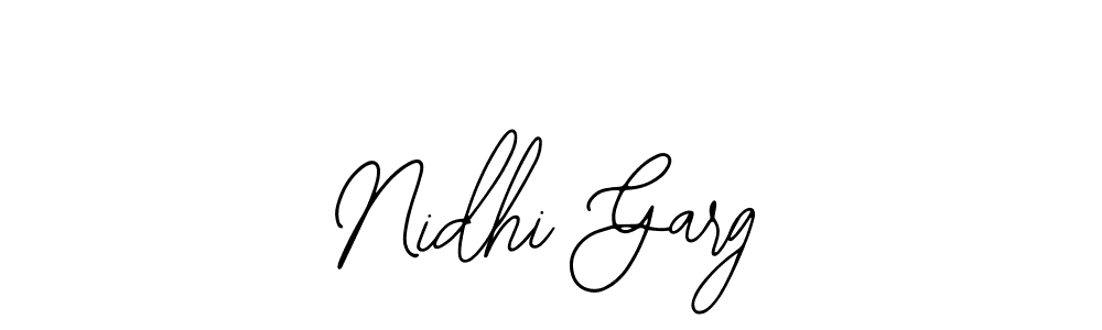 The best way (Bearetta-2O07w) to make a short signature is to pick only two or three words in your name. The name Nidhi Garg include a total of six letters. For converting this name. Nidhi Garg signature style 12 images and pictures png
