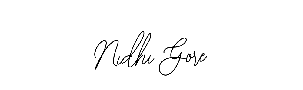 Create a beautiful signature design for name Nidhi Gore. With this signature (Bearetta-2O07w) fonts, you can make a handwritten signature for free. Nidhi Gore signature style 12 images and pictures png