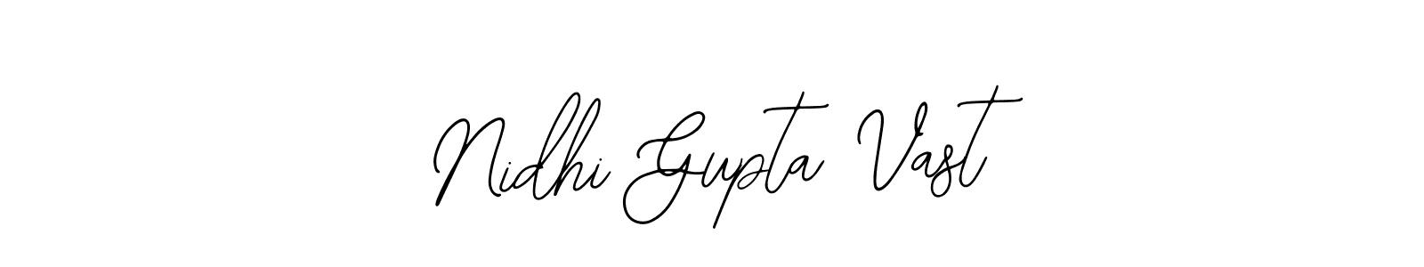 Create a beautiful signature design for name Nidhi Gupta Vast. With this signature (Bearetta-2O07w) fonts, you can make a handwritten signature for free. Nidhi Gupta Vast signature style 12 images and pictures png