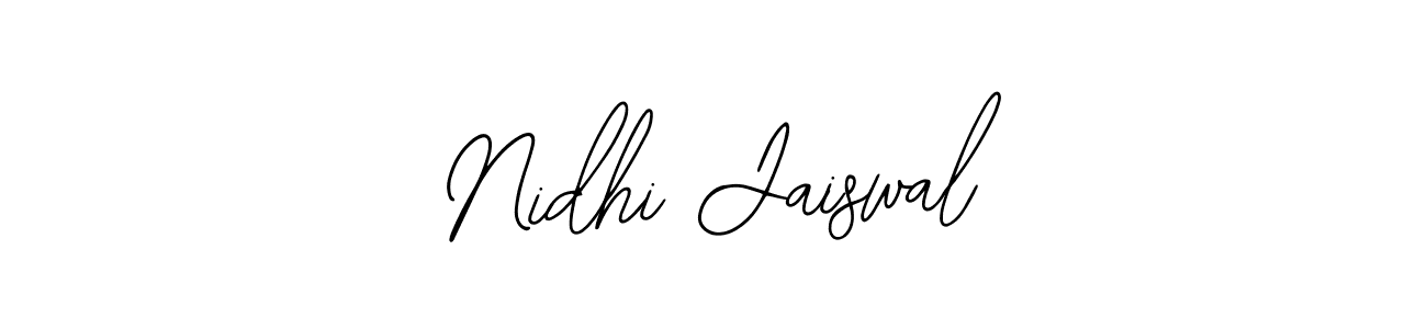 How to Draw Nidhi Jaiswal signature style? Bearetta-2O07w is a latest design signature styles for name Nidhi Jaiswal. Nidhi Jaiswal signature style 12 images and pictures png