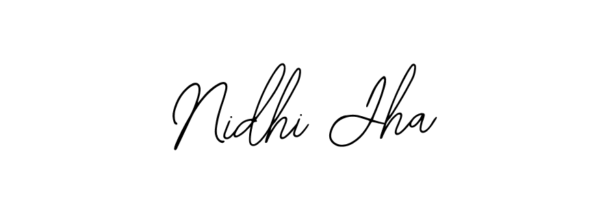 Nidhi Jha stylish signature style. Best Handwritten Sign (Bearetta-2O07w) for my name. Handwritten Signature Collection Ideas for my name Nidhi Jha. Nidhi Jha signature style 12 images and pictures png