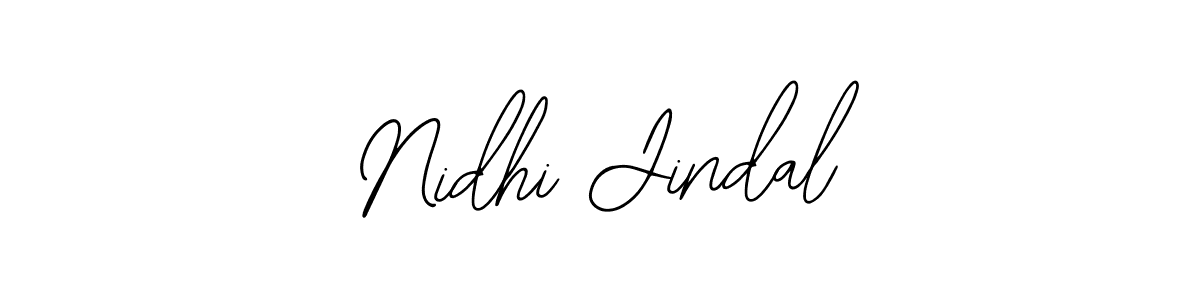 You should practise on your own different ways (Bearetta-2O07w) to write your name (Nidhi Jindal) in signature. don't let someone else do it for you. Nidhi Jindal signature style 12 images and pictures png