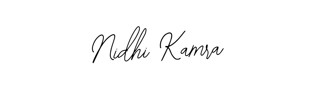 The best way (Bearetta-2O07w) to make a short signature is to pick only two or three words in your name. The name Nidhi Kamra include a total of six letters. For converting this name. Nidhi Kamra signature style 12 images and pictures png