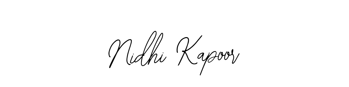 Create a beautiful signature design for name Nidhi Kapoor. With this signature (Bearetta-2O07w) fonts, you can make a handwritten signature for free. Nidhi Kapoor signature style 12 images and pictures png