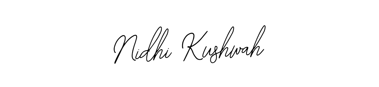 It looks lik you need a new signature style for name Nidhi Kushwah. Design unique handwritten (Bearetta-2O07w) signature with our free signature maker in just a few clicks. Nidhi Kushwah signature style 12 images and pictures png