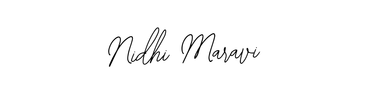 Make a beautiful signature design for name Nidhi Maravi. Use this online signature maker to create a handwritten signature for free. Nidhi Maravi signature style 12 images and pictures png