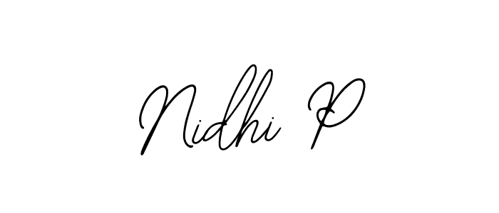 See photos of Nidhi P official signature by Spectra . Check more albums & portfolios. Read reviews & check more about Bearetta-2O07w font. Nidhi P signature style 12 images and pictures png
