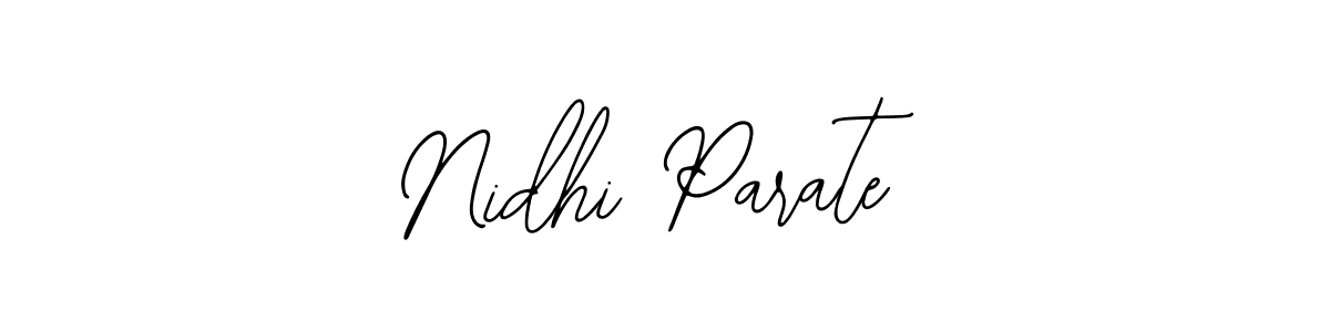 Use a signature maker to create a handwritten signature online. With this signature software, you can design (Bearetta-2O07w) your own signature for name Nidhi Parate. Nidhi Parate signature style 12 images and pictures png