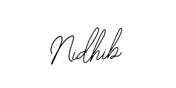 Also we have Nidhib name is the best signature style. Create professional handwritten signature collection using Bearetta-2O07w autograph style. Nidhib signature style 12 images and pictures png