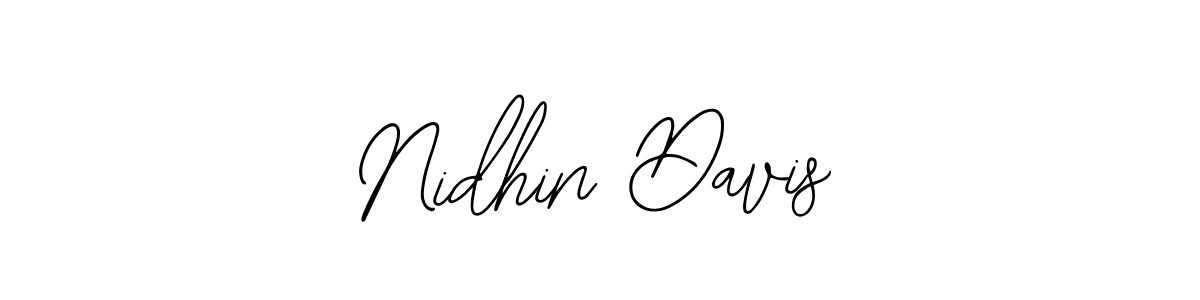 Make a beautiful signature design for name Nidhin Davis. With this signature (Bearetta-2O07w) style, you can create a handwritten signature for free. Nidhin Davis signature style 12 images and pictures png