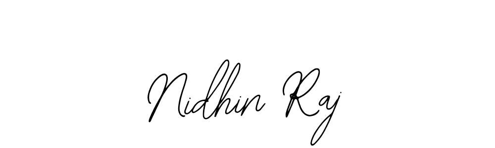 Create a beautiful signature design for name Nidhin Raj. With this signature (Bearetta-2O07w) fonts, you can make a handwritten signature for free. Nidhin Raj signature style 12 images and pictures png