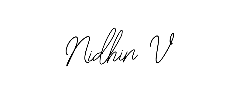 This is the best signature style for the Nidhin V name. Also you like these signature font (Bearetta-2O07w). Mix name signature. Nidhin V signature style 12 images and pictures png