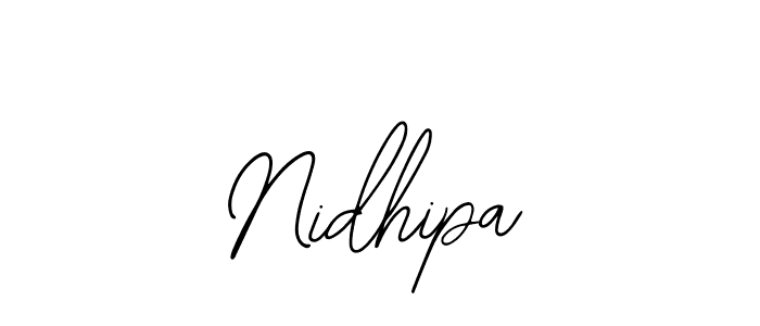 Create a beautiful signature design for name Nidhipa. With this signature (Bearetta-2O07w) fonts, you can make a handwritten signature for free. Nidhipa signature style 12 images and pictures png