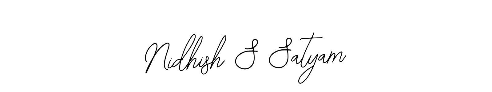 See photos of Nidhish S Satyam official signature by Spectra . Check more albums & portfolios. Read reviews & check more about Bearetta-2O07w font. Nidhish S Satyam signature style 12 images and pictures png