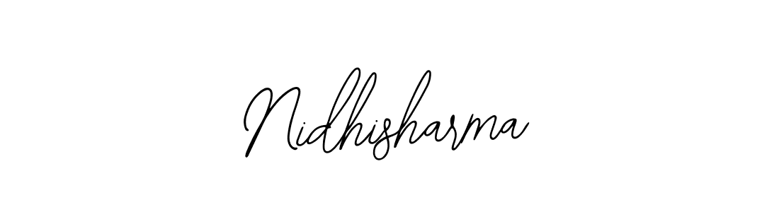 Use a signature maker to create a handwritten signature online. With this signature software, you can design (Bearetta-2O07w) your own signature for name Nidhisharma. Nidhisharma signature style 12 images and pictures png