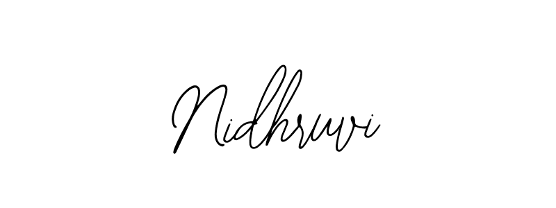 Design your own signature with our free online signature maker. With this signature software, you can create a handwritten (Bearetta-2O07w) signature for name Nidhruvi. Nidhruvi signature style 12 images and pictures png